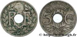 5 centimes Lindauer, petit module 1936 Paris F.122/19