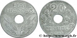 20 centimes Etat français 1943  F.153A/1