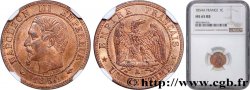 Un centime Napoléon III, tête nue 1854 Paris F.102/9