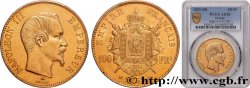 100 francs or Napoléon III tête nue 1859 Strasbourg F.550/8