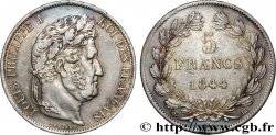 5 francs IIIe type Domard 1844 Strasbourg F.325/3