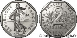 2 francs Semeuse, nickel, Brillant Universel 1988 Pessac F.272/12