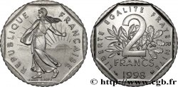 2 francs Semeuse, nickel, BU (Brillant Universel) 1998 Pessac F.272/26
