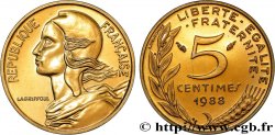 5 centimes Marianne, Brillant Universel 1988 Pessac F.125/24