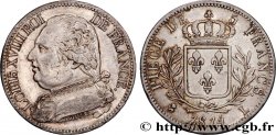 5 francs Louis XVIII, buste habillé 1814 Bayonne F.308/8