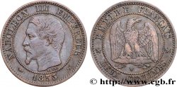 Deux centimes Napoléon III, tête nue 1853 Lille F.107/8