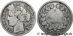 2 francs Cérès, sans légende 1870 Paris F.264/1 VF 