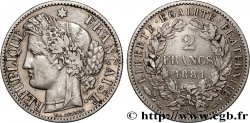 2 francs Cérès, avec légende 1881 Paris F.265/12