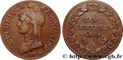 Cinq centimes Dupré, grand module 1797 Paris F.115/1