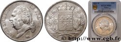 5 francs Louis XVIII, tête nue 1822 Lille F.309/75