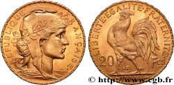 20 francs or Coq, Liberté Égalité Fraternité 1914 Paris F.535/8 SPL 
