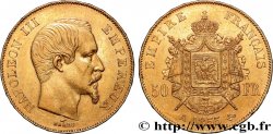 50 francs or Napoléon III, tête nue 1855 Paris F.547/1 BB 