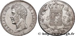 5 francs Charles X, 1er type 1825 Strasbourg F.310/5