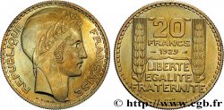 Essai de 20 francs Turin en bronze-aluminium 1929 Paris GEM.199 5