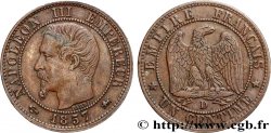 Un centime Napoléon III, tête nue 1857 Lyon F.102/35