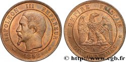 Dix centimes Napoléon III, tête nue 1852 Paris F.133/1