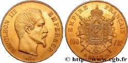 100 francs or Napoléon III tête nue 1859 Paris F.550/7