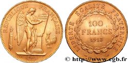 100 francs or Génie, tranche inscrite en relief Liberté Égalité Fraternité 1913 Paris F.553/7