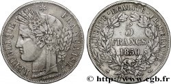 5 francs Cérès, IIe République 1850 Strasbourg F.327/5