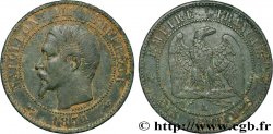 Dix centimes Napoléon III, tête nue 1854 Paris F.133/11