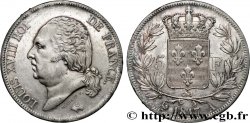 5 francs Louis XVIII, tête nue 1817  Paris F.309/14 TTB+ 