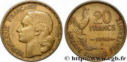 20 francs Georges Guiraud, 4 faucilles 1950 Beaumont-Le-Roger F.401/3