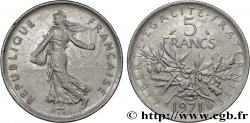 5 francs Semeuse, nickel 1971 Paris F.341/3