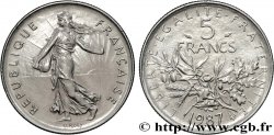 5 francs Semeuse, nickel 1987 Pessac F.341/19