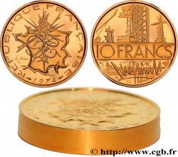 Piéfort or de 10 francs Mathieu 1974 Pessac GEM.186 P3