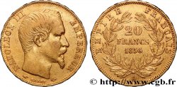 20 francs or Napoléon III, tête nue 1856 Paris F.531/9