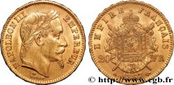 20 francs or Napoléon III, tête laurée 1867 Paris F.532/15