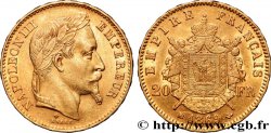 20 francs or Napoléon III, tête laurée 1869 Strasbourg F.532/21