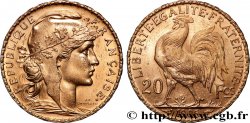 20 francs or Coq, Dieu protège la France 1905 Paris F.534/10