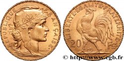 20 francs or Coq, Liberté Égalité Fraternité 1909 Paris F.535/3