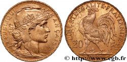 20 francs or Coq, Liberté Égalité Fraternité 1910 Paris F.535/4