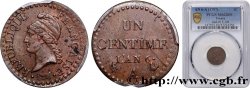 Un centime Dupré, 6 normal 1798 Paris F.100/3