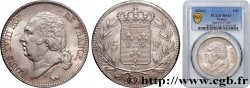 5 francs Louis XVIII, tête nue 1824 Bayonne F.309/94