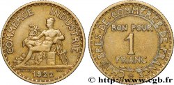 1 franc Chambres de Commerce 1922 Paris F.218/4