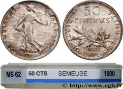 50 centimes Semeuse 1900 Paris F.190/6