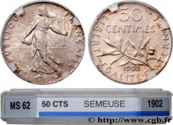 50 centimes Semeuse 1902 Paris F.190/9