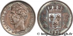 1/4 franc Charles X 1827 Paris F.164/10