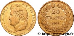 20 francs or Louis-Philippe, Domard 1834 Rouen F.527/8