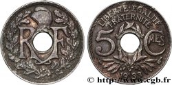 5 centimes Lindauer, petit module 1933 Paris F.122/16