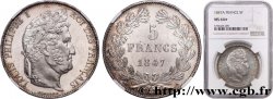 5 francs IIIe type Domard 1847 Paris F.325/14