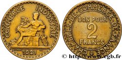 2 francs Chambres de Commerce 1921  F.267/3