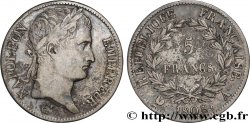 5 francs Napoléon Empereur, République française 1808 Paris F.306/2 TB+ 