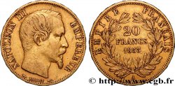 20 francs or Napoléon III, tête nue 1853 Paris F.531/1