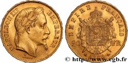 20 francs or Napoléon III, tête laurée 1866 Strasbourg F.532/14