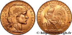 20 francs or Coq, Liberté Égalité Fraternité 1911 Paris F.535/5 VZ+ 