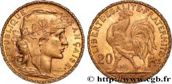 20 francs or Coq, Dieu protège la France 1905 Paris F.534/10